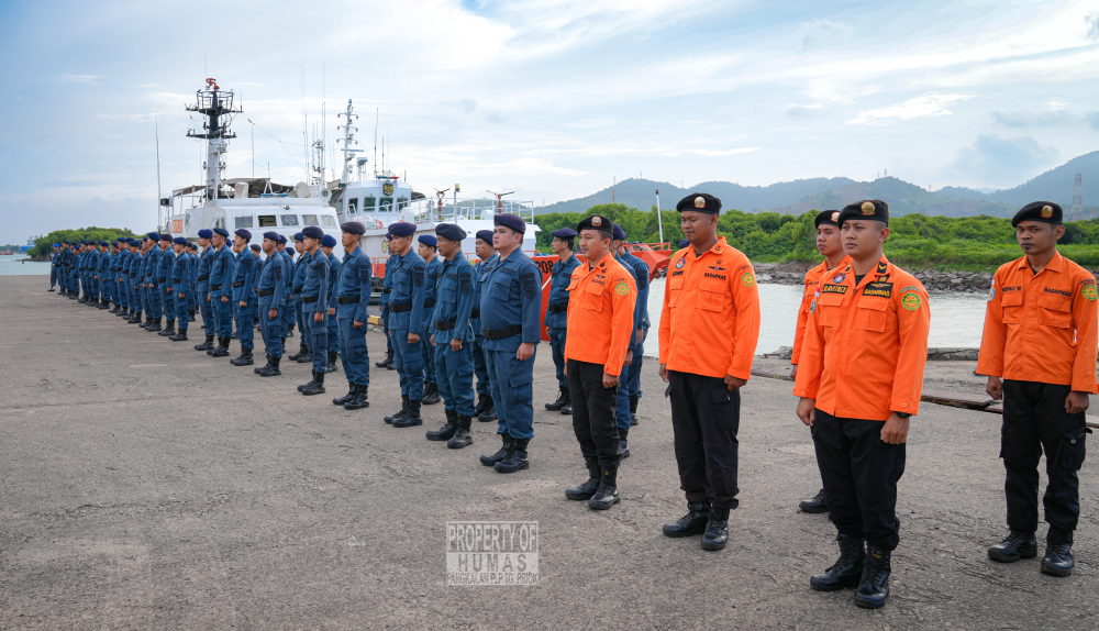 Apel Kesiagaan Pembukaan Posko Penyelenggaraan Angkutan Laut Lebaran 2024