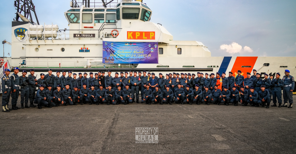 Apel Kesiagaan Pembukaan Posko Penyelenggaraan Angkutan Laut Lebaran 2024