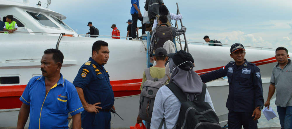 Pemantauan Arus Mudik di Terminal Nusantara Kendari
