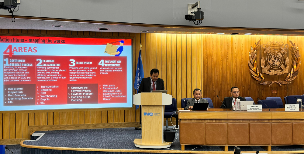 INDONESIA PAPARKAN INSW PADA SIDANG FAL KE-48 DI LONDON