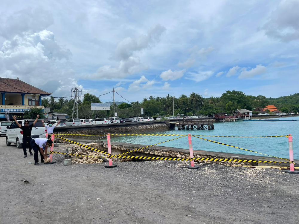 KEMENTERIAN PERHUBUNGAN ANGGARKAN REHABILITASI PELABUHAN BANJAR NYUH NUSA PENIDA PADA TAHUN 2025