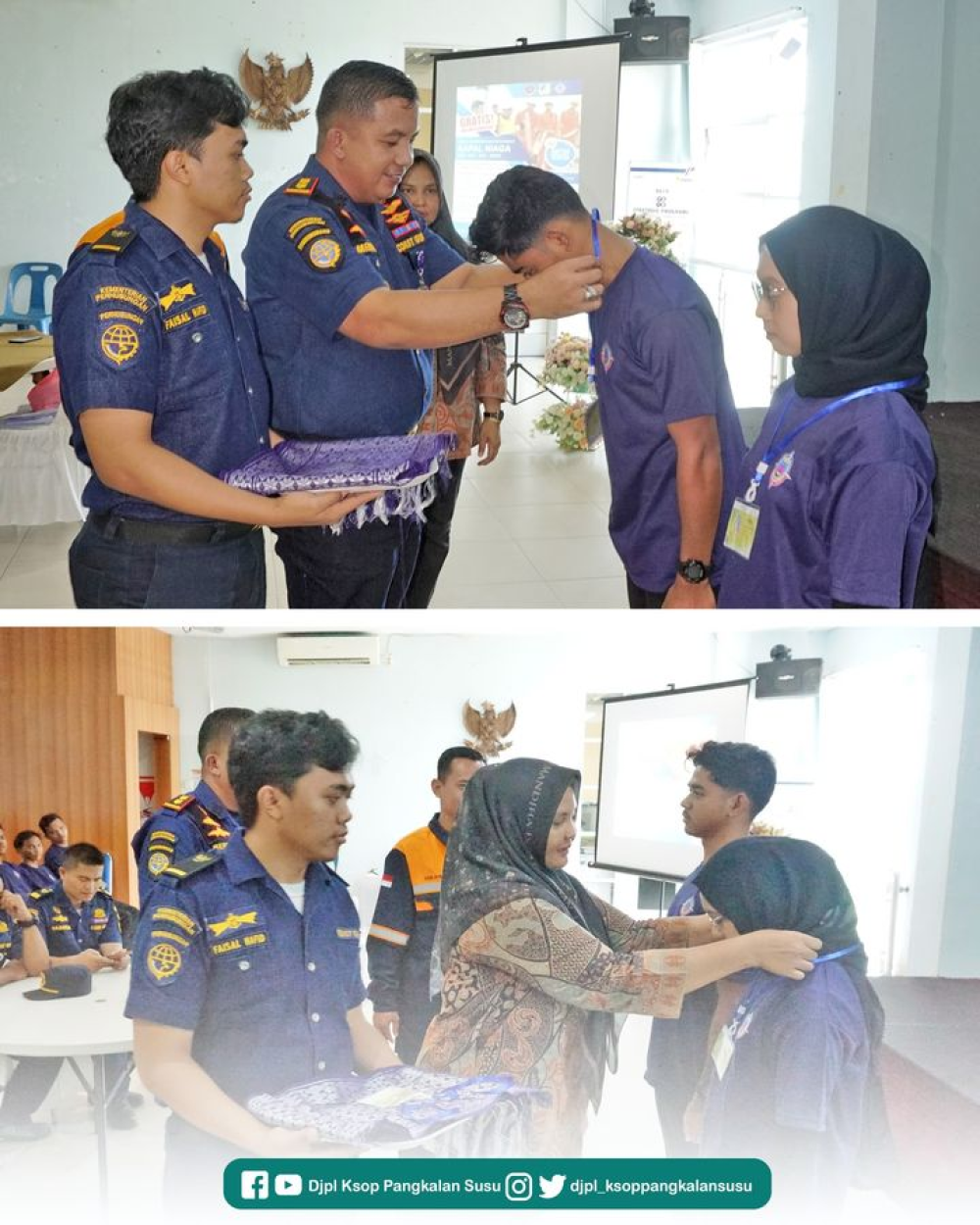 Diklat Pemberdayaan Masyarakat Pelaut Kapal Niaga KSOP PANGKALAN SUSU bekerja sama dengan POLTEKPEL SUMBAR