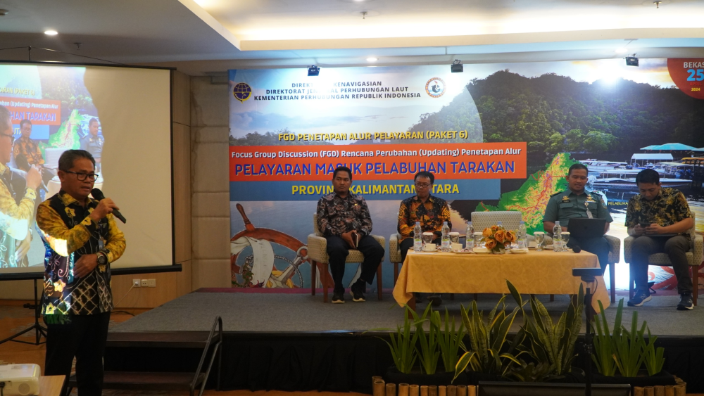 UTAMAKAN KESELAMATAN DAN KEAMANAN PELAYARAN, KEMENHUB AKAN PERBARUI ALUR PELAYARAN MASUK PELABUHAN TARAKAN