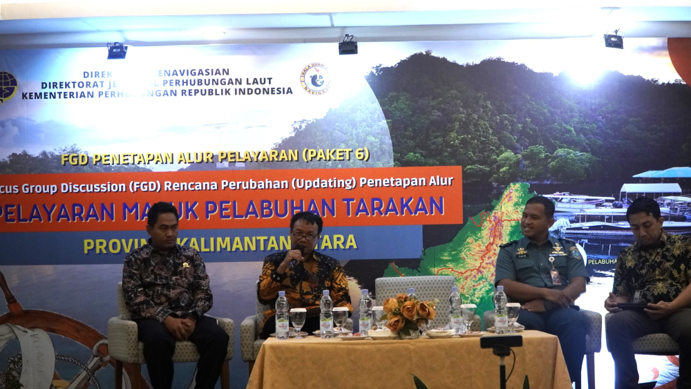 UTAMAKAN KESELAMATAN DAN KEAMANAN PELAYARAN, KEMENHUB AKAN PERBARUI ALUR PELAYARAN MASUK PELABUHAN TARAKAN