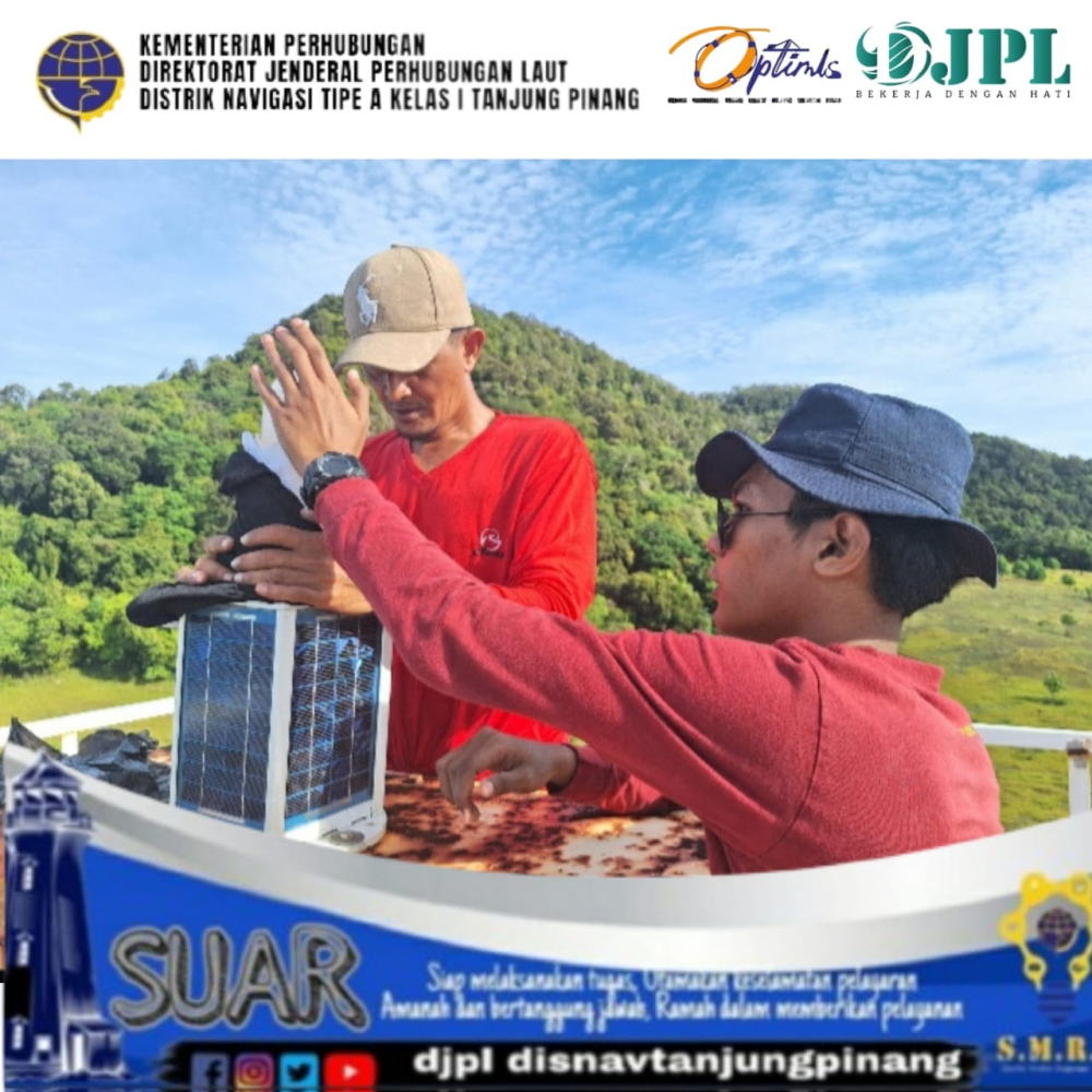 PERAWATAN RAMBU SUAR PIAN PADANG, RANAI 29 APRIL 2024