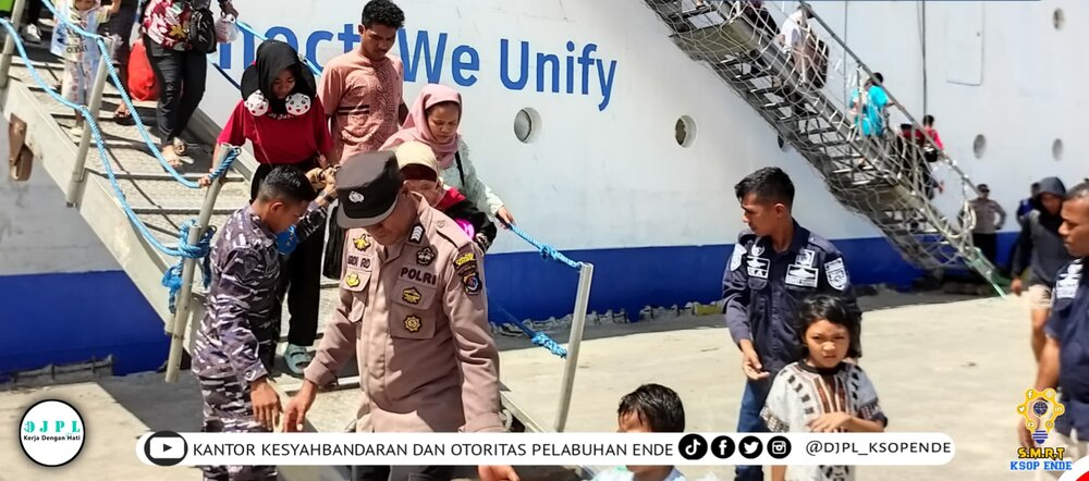 PENUTUPAN POSKO ANGKUTAN LAUT LEBARAN KSOP KELAS IV ENDE 2024