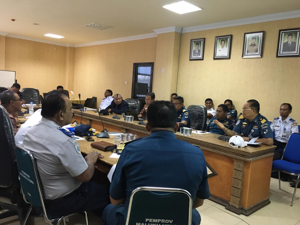 Rapat berkelanjutan (P3D) Kantor Gubernur Maluku Utara