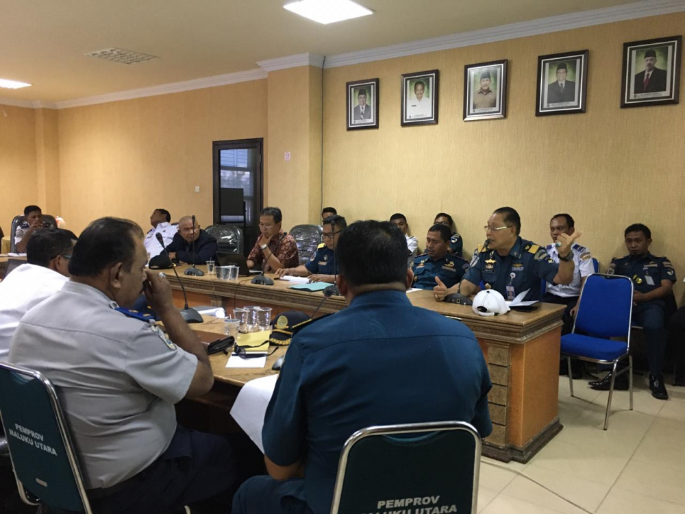 Rapat berkelanjutan (P3D) Kantor Gubernur Maluku Utara