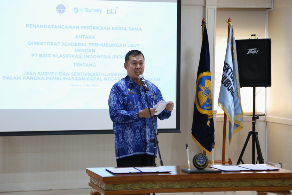KEMENHUB TANDATANGANI PERJANJIAN KERJASAMA  DENGAN PT. BIRO KLASIFIKASI INDONESIA UNTUK PEMELIHARAAN KAPAL NEGARA KENAVIGASIAN