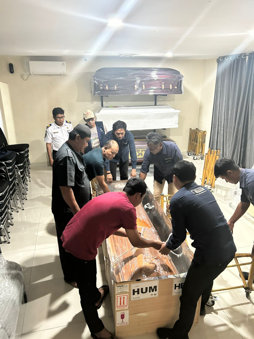 KEMENHUB FASILITASI PEMULANGAN JENAZAH ABK WNI KAPAL MV HOMPU 1
