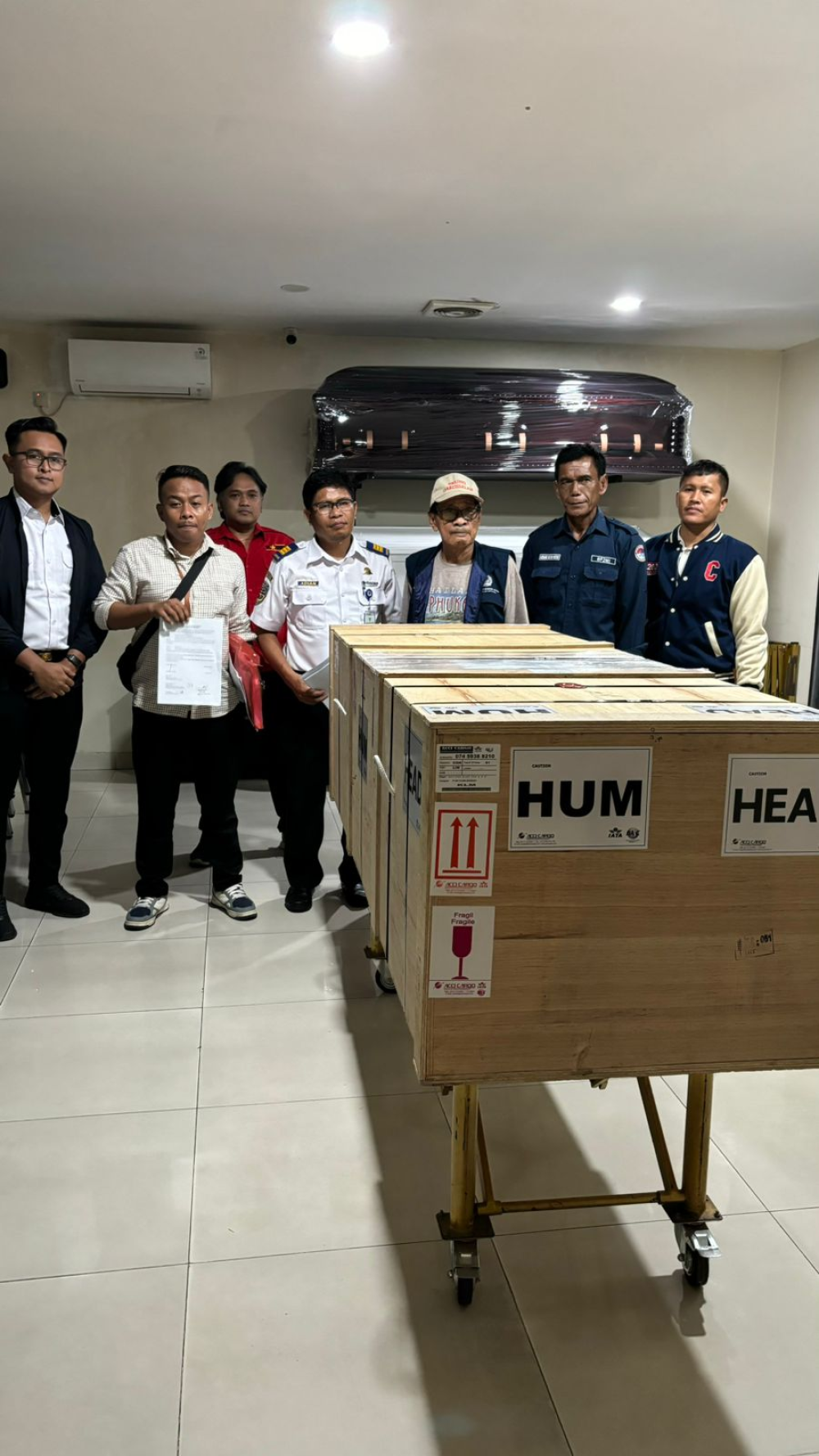 KEMENHUB FASILITASI PEMULANGAN JENAZAH ABK WNI KAPAL MV HOMPU 1
