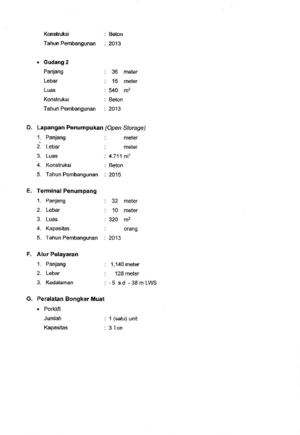 Informasi Pelabuhan Lahewa