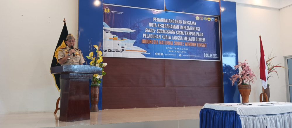 Penandatanganan Implementasi SSm Ekspor