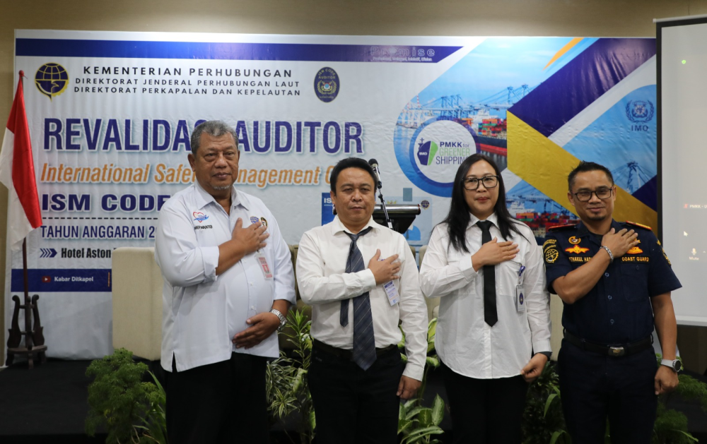Kementerian Perhubungan Lakukan Revalidasi 36 Auditor Keselamatan Kapal (Auditor ISM Code) untuk Tingkatkan Keselamatan Pelayaran