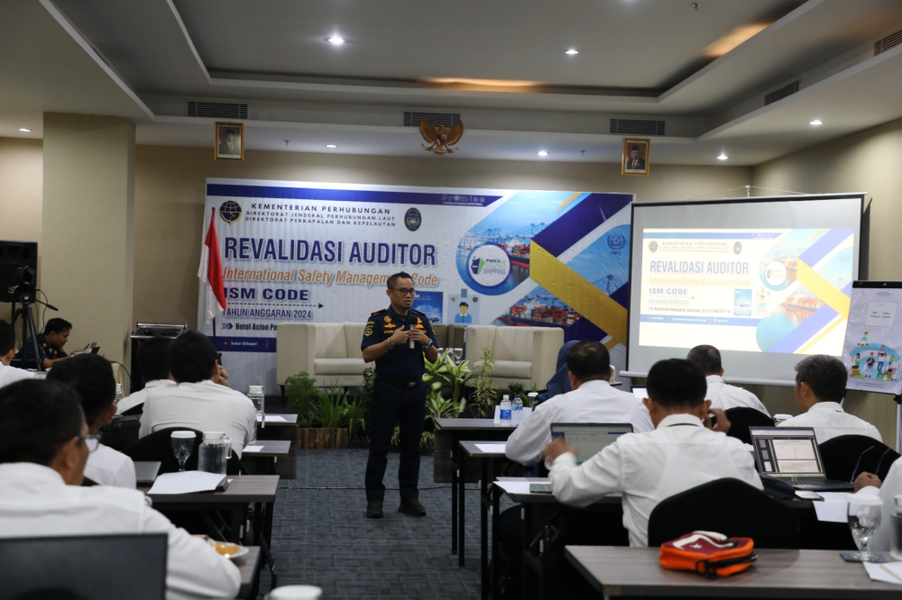 Kementerian Perhubungan Lakukan Revalidasi 36 Auditor Keselamatan Kapal (Auditor ISM Code) untuk Tingkatkan Keselamatan Pelayaran