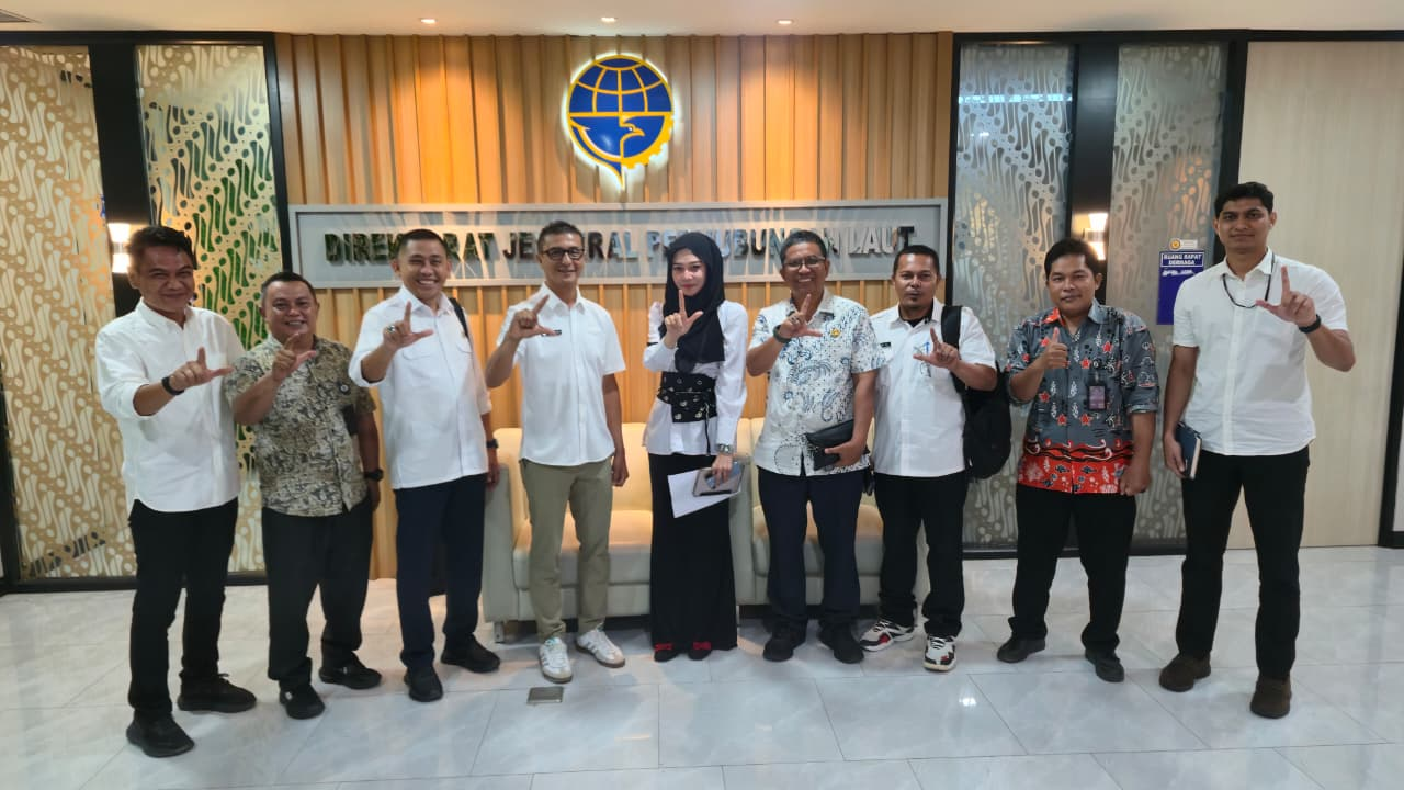 Perkuat Sinergi Pusat dan Daerah, KSOP Kelas IV Tanjung Pandan Fasilitasi Audiensi Dinas Perhubungan Kabupaten Belitung dengan Direktorat Jenderal Perhubungan Laut