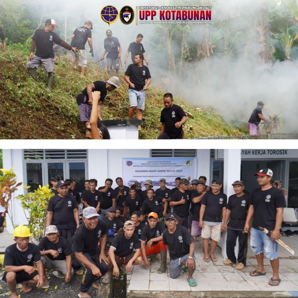 PADAT KARYA PEMELIHARAAN FASILITAS PELABUHAN WILAYAH KERJA TOROSIK