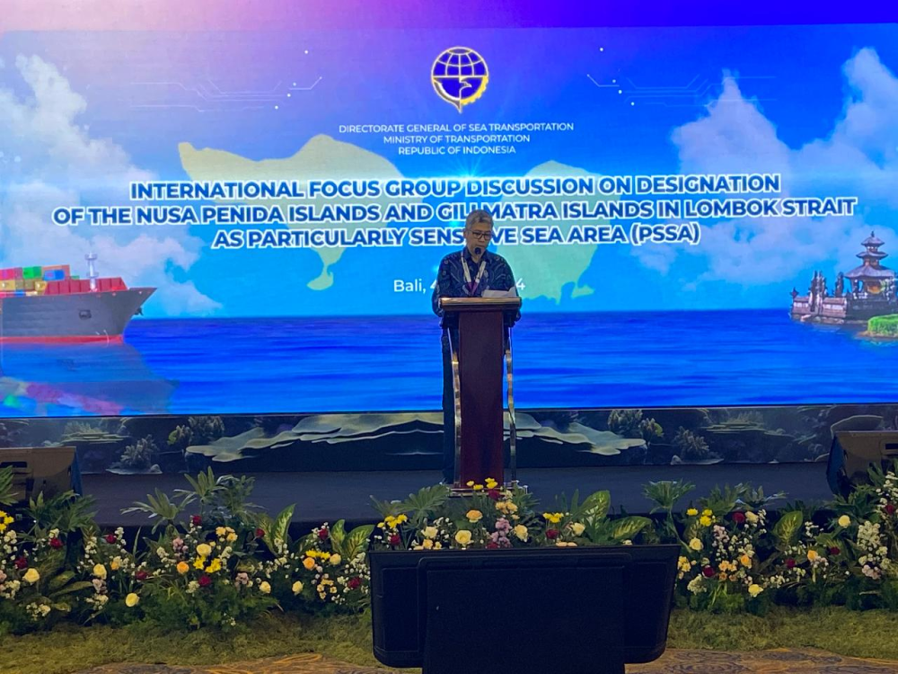 INDONESIA AJAK NEGARA ANGGOTA IMO BAHAS FINALISASI DOKUMEN USULAN SELAT LOMBOK SEBAGAI PARTICULARLY SENSITIVE SEA AREA (PSSA)