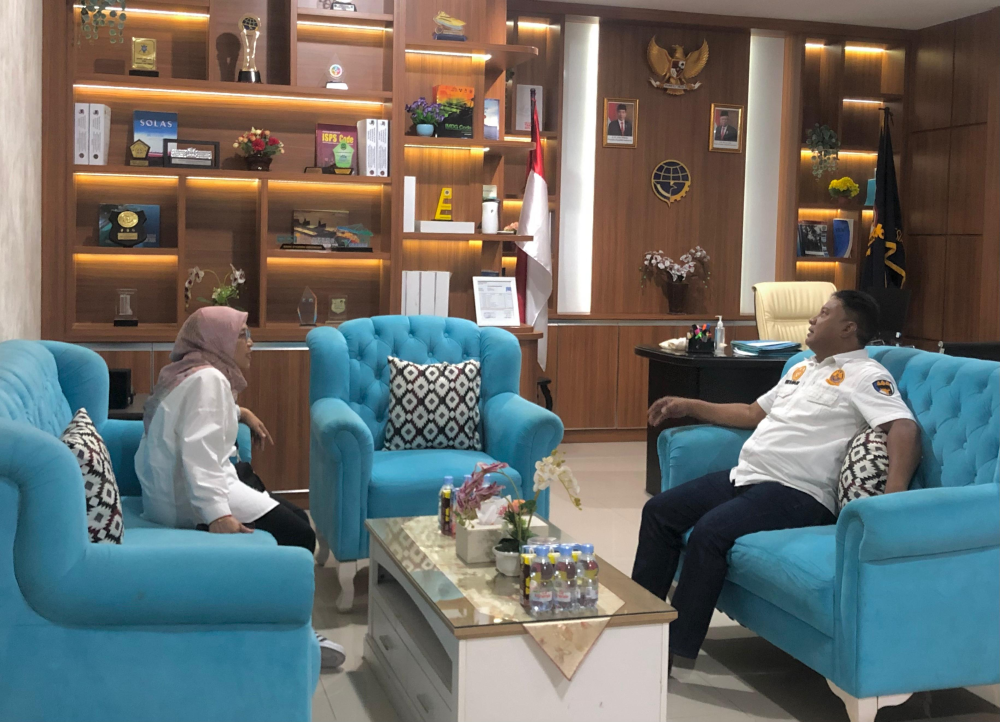 Kunjungan Inspektur III Kementerian Perhubungan,Ibu.Retno Wijayanti,S.E., M.Si,