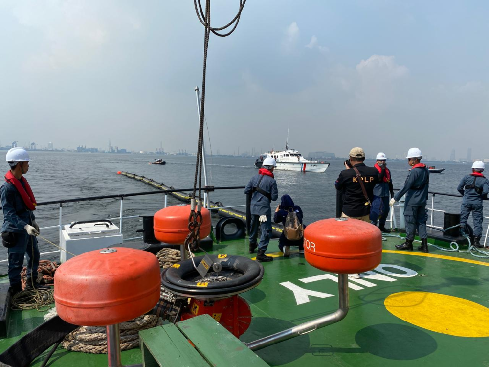 JELANG KEIKUTSERTAAN INDONESIA PADA MARPOLEX 2024 DI FILIPINA, KEMENHUB GELAR LATIHAN MENGGUNAKAN KAPAL PATROLI KPLP KN TRISULA