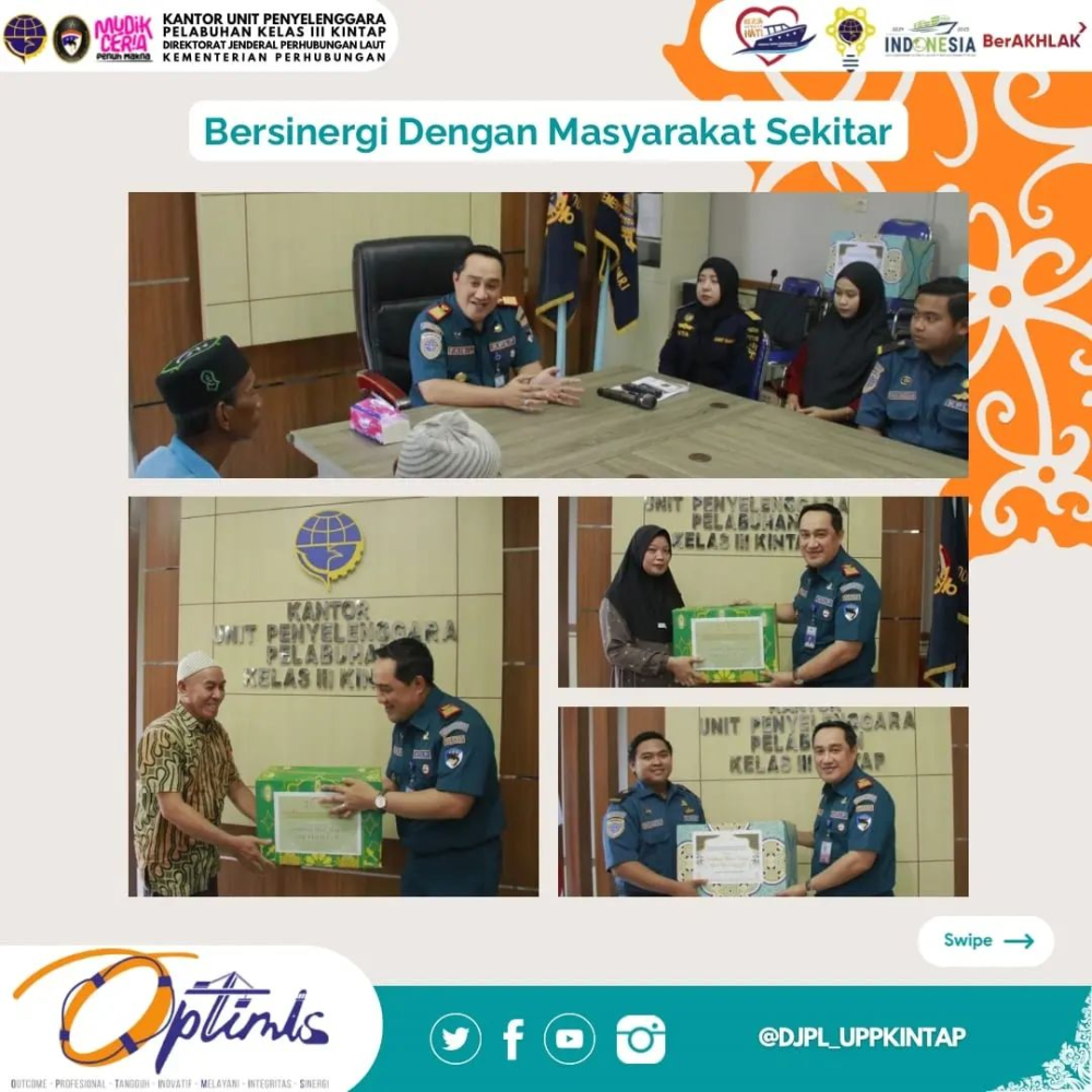 BERSINERGI DENGAN MASYARAKAT SEKITAR