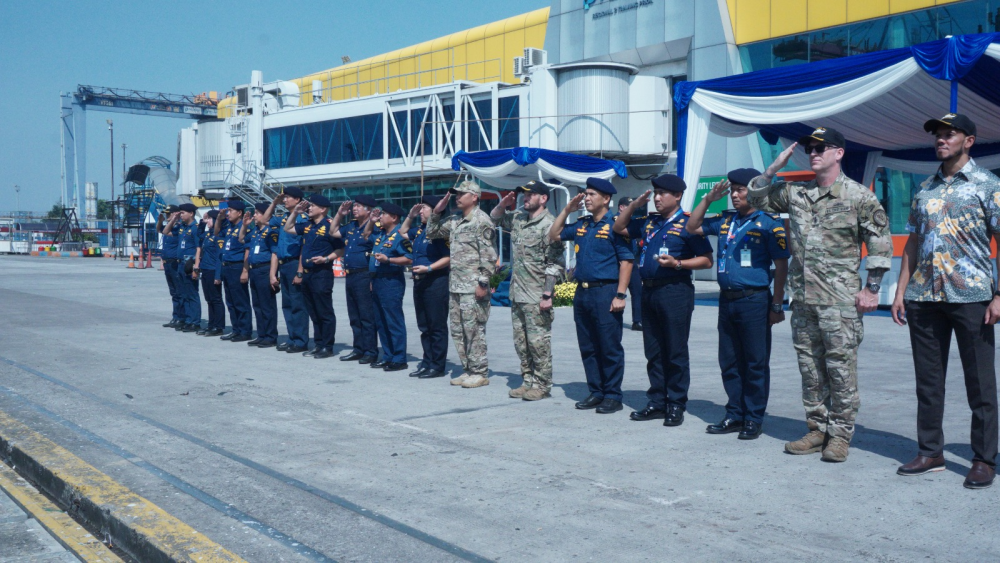 Kemenhub Gelar Apel Pelepasan Kapal Patroli KPLP KN Trisula untuk Ikuti Latihan Regional Marpolex 2024 di Filipina