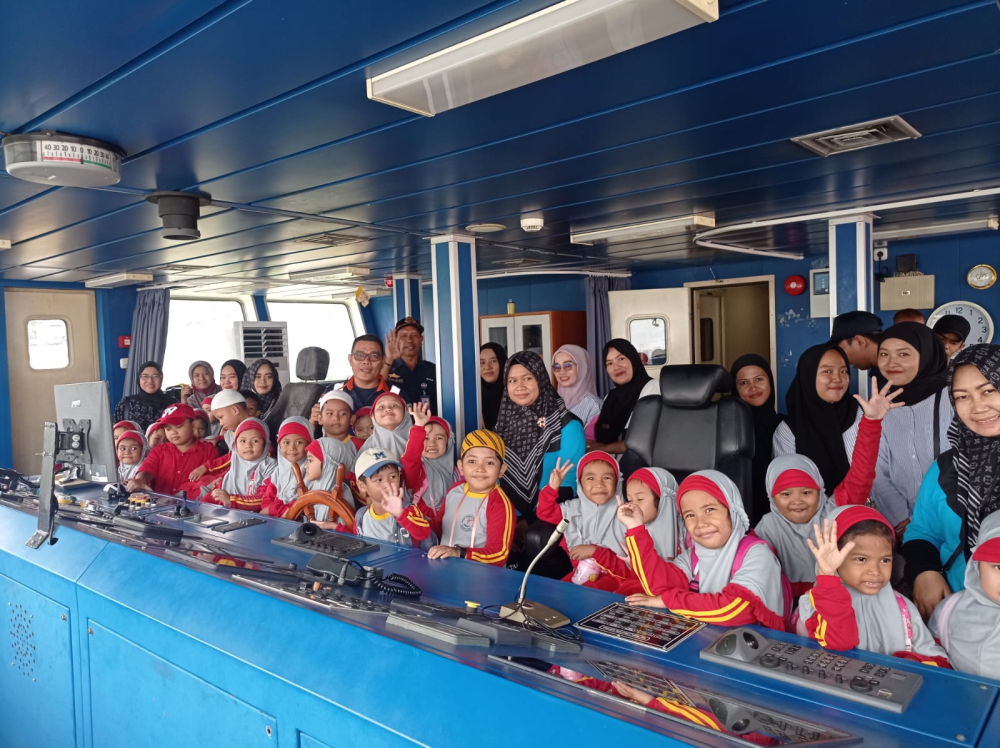 Kegiatan Study Tour Transportasi Bersama TK. AL FIKRI