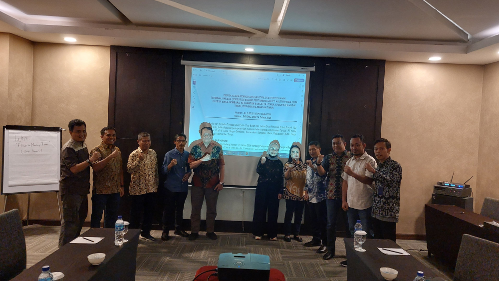Koordinasi Evaluasi Penyesuaian Tersus PT. Kaltim Prima Coal