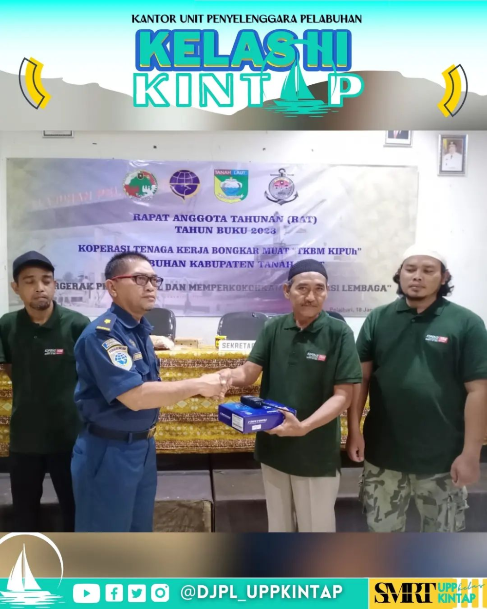 RAPAT ANGGOTA  TAHUNAN  (RAT) KOPERASI TENAGA KERJA BONGKAR  MUAT  “TKBM KIPUH”