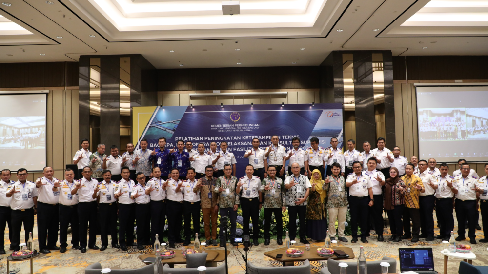 DORONG PEMBANGUNAN FASILITAS PELABUHAN LAUT YANG OPTIMAL, KEMENHUB TINGKATKAN SDM TENAGA PROFESIONAL