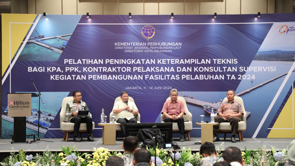 DORONG PEMBANGUNAN FASILITAS PELABUHAN LAUT YANG OPTIMAL, KEMENHUB TINGKATKAN SDM TENAGA PROFESIONAL