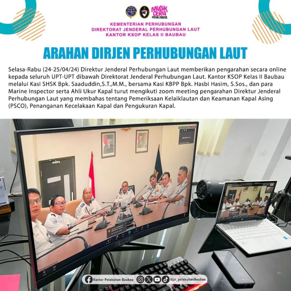 ARAHAN DIRJEN HUBLA