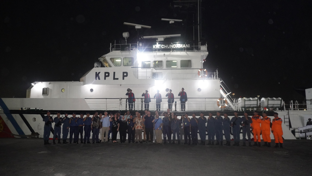 BAHAS POTENSI KERJA SAMA PENGEMBANGAN SDM, US EMBASSY DAN US COAST GUARD KUNJUNGI PPLP KELAS II TANJUNG PERAK