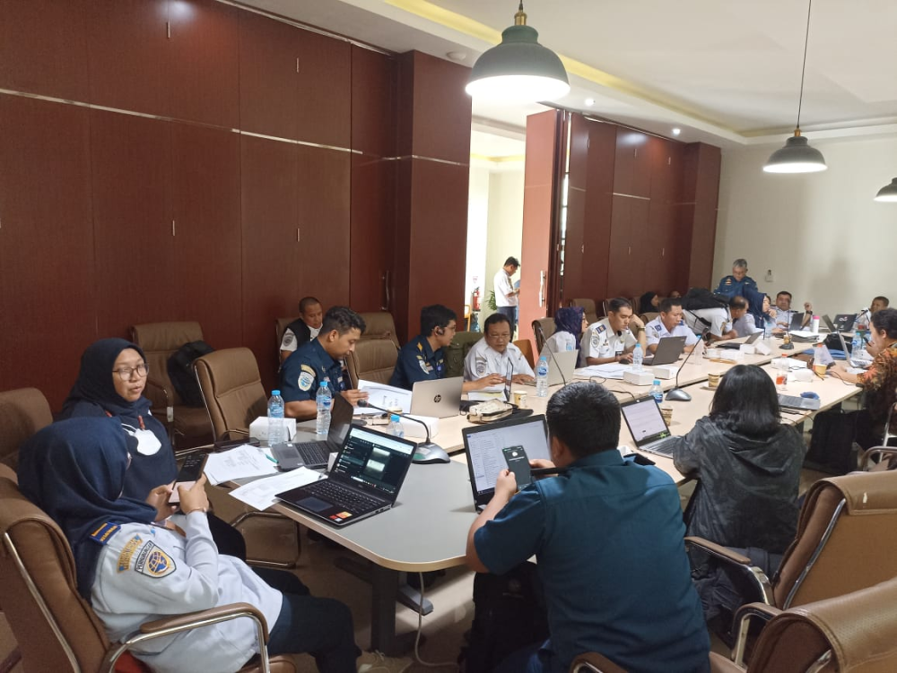 koordinasi tindak lanjut hasil audit Itjen di lingkungan UPT Kemenhub wilayah KalTim