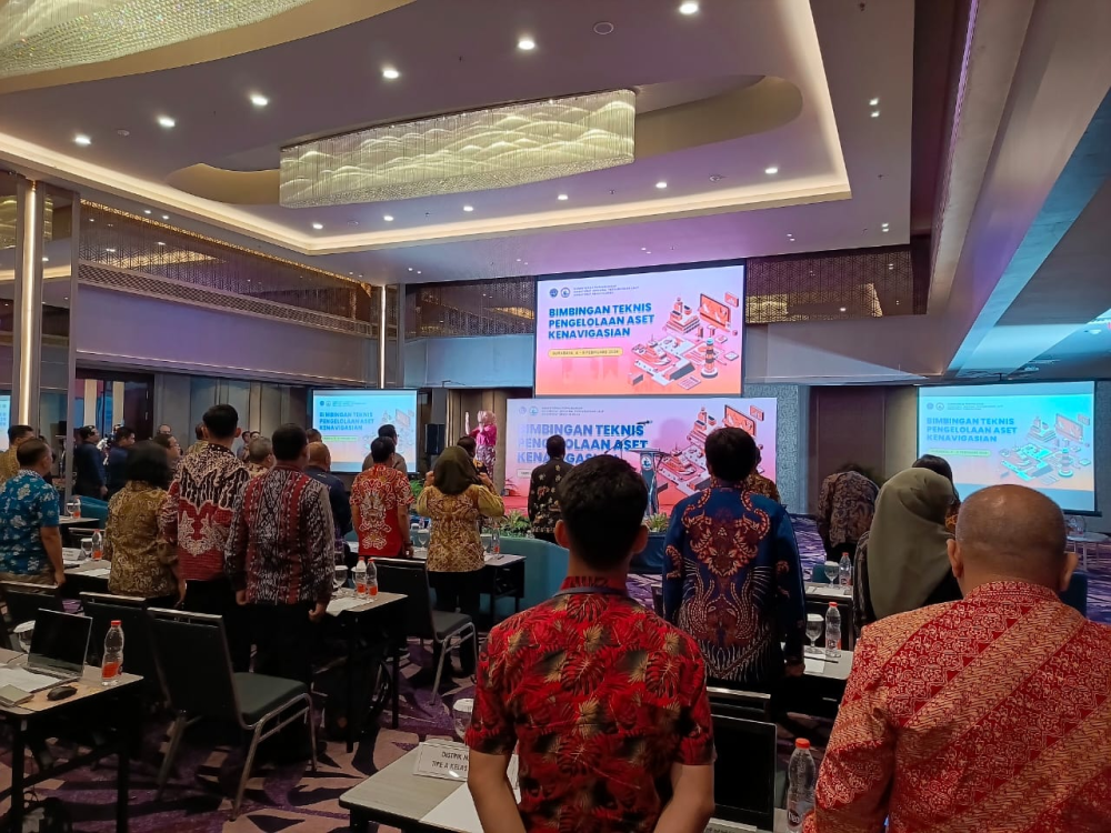 Koordinasi bimbingan teknis terkait pengelolaan aset kenavigasian