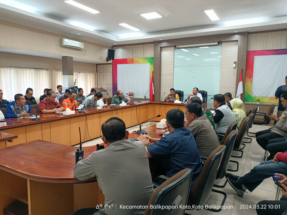 koordinasi posko penyelenggaraan arus mudik lebaran tahun 2024 wilayah Balikpapan
