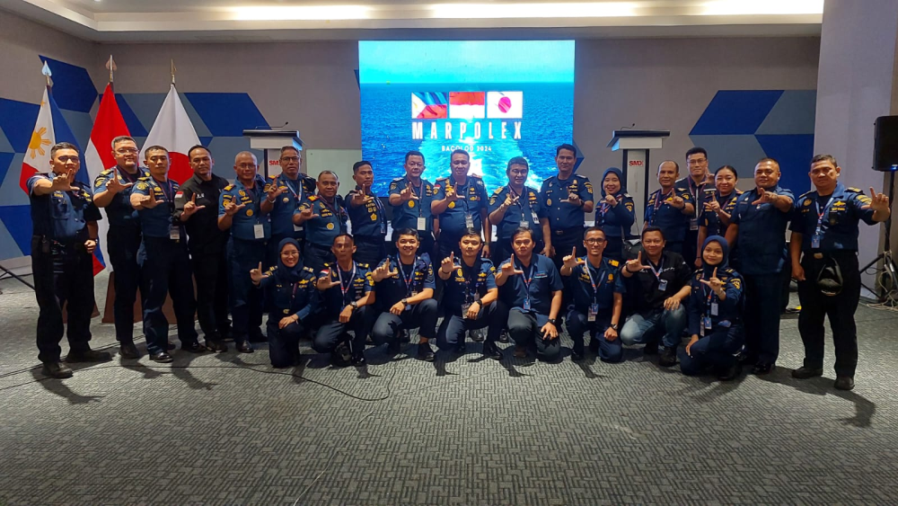 Upacara Penyambutan Kapal Patroli Indonesia dan Jepang di Pelabuhan Bredco, Bacolod City, Filipina dalam Rangka Marpolex 2024