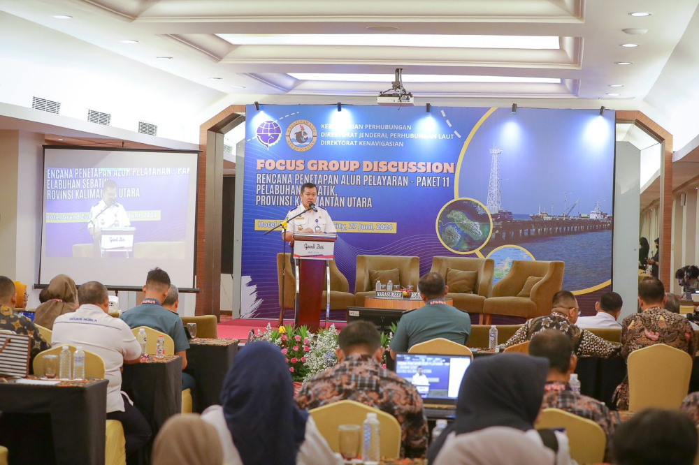 DUKUNG KEGIATAN MASYARAKAT DI WILAYAH PERBATASAN, KEMENHUB SEGERA TETAPKAN ALUR PELAYARAN MASUK PELABUHAN SEBATIK