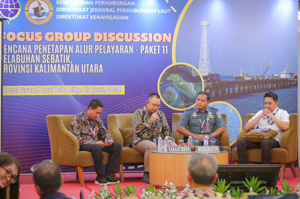 DUKUNG KEGIATAN MASYARAKAT DI WILAYAH PERBATASAN, KEMENHUB SEGERA TETAPKAN ALUR PELAYARAN MASUK PELABUHAN SEBATIK