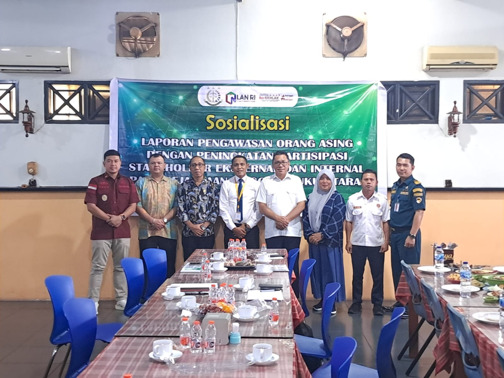 Sosialisasi Laporan Pengawasan Orang Asing dengan Peningkatan Partisipasi Stakeholder Eksternal dan Internal pada Kejaksaan Tinggi Maluku Utara