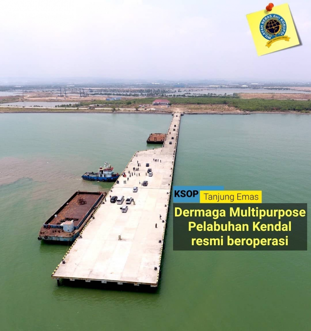 Dermaga Multipurpose Pelabuhan Kendal Resmi Dioperasikan