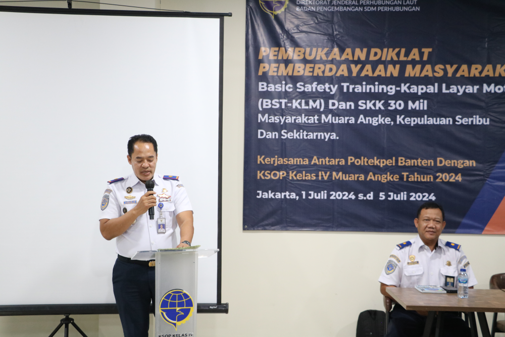 Diklat Pemberdayaan Masyarakat (DPM) Basic Safety Training (BST) Kapal Layar Motor (KLM) dan Surat Keterangan Kecakapan (SKK) 60 Mil