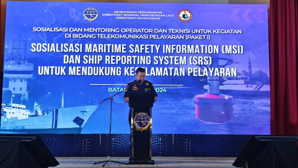 KEMENHUB SOSIALISASIKAN KESELAMATAN PELAYARAN MELALUI MARITIME SAFETY INFORMATION DAN SHIP REPORTING SYSTEM