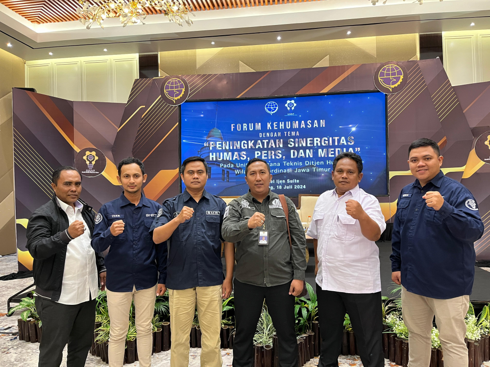 Kepala Kantor Bersama Staf KSOP Kelas IV Kalianget Hadiri Forum Kehumasan