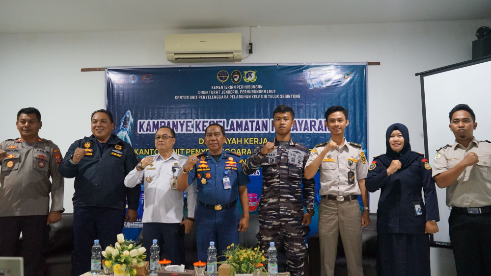 Kampanye Keselamatan Pelayaran di wilayah kerja pelabuhan Teluk Segintung