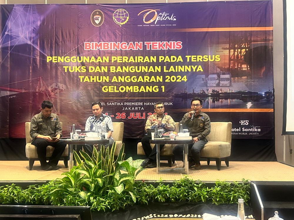 OPTIMALKAN PNBP, KEMENHUB SELENGGARAKAN BIMTEK PENGGUNAAN PERAIRAN PADA TERSUS, TUKS DAN BANGUNAN LAINNYA