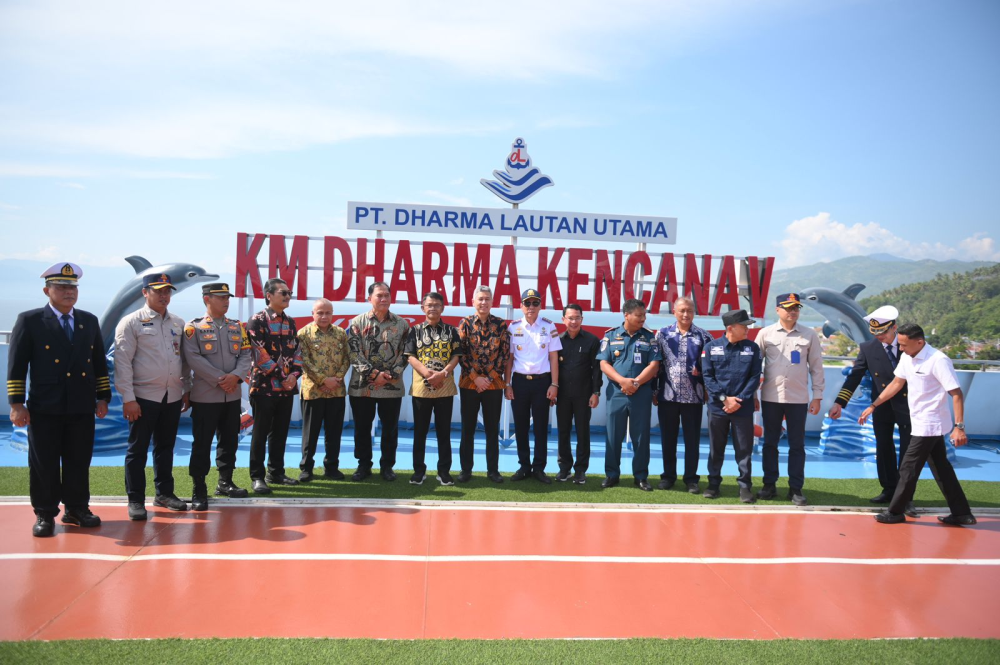 Kementerian Perhubungan Resmikan Pelayaran Perdana KM. Dharma Kencana V dan Pengoperasian Perdana Terminal Penumpang Donggala