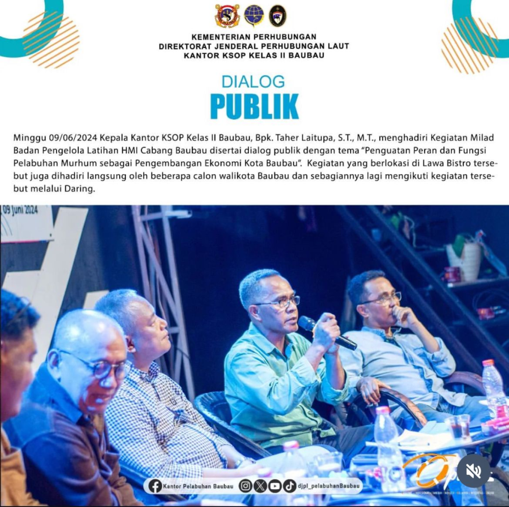 Milad Badan Pengelola Latihan HMI Cabang Baubau