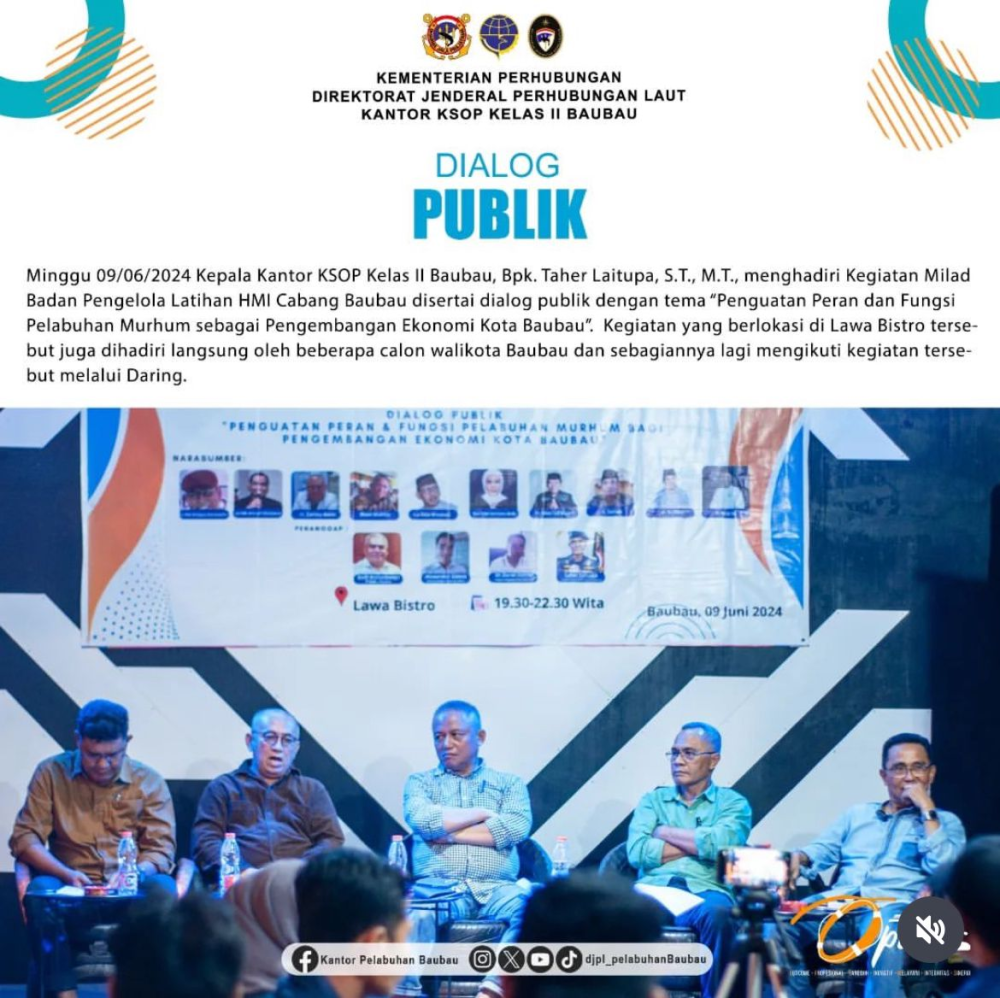 Milad Badan Pengelola Latihan HMI Cabang Baubau