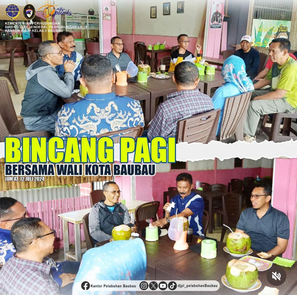 Bincang Pagi Bersama PJ. Wali Kota Baubau